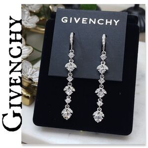 Authentic NWT Givenchy Swarovski Crystal Drop Earring with Unbranded Box